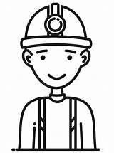 Coal Miner coloring Page  ColouringPages sketch template