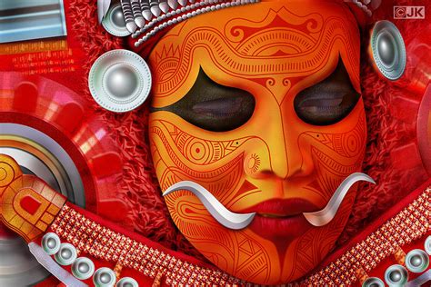 Theyyam Painting by Jyothish Kumar