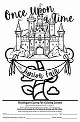 Muskingum County Fairground  Coloring Contest sketch template