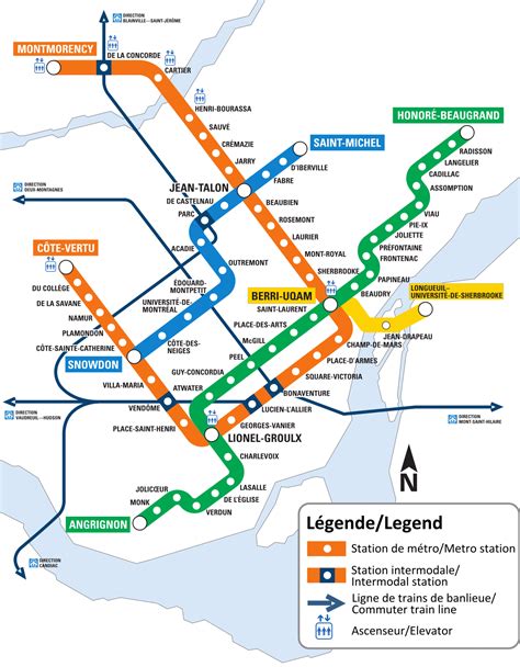 Plano de Metro de Montreal ¡Fotos y Guía Actualizada! 【2020】