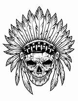 Indian Chief Coloring Page At GetColoringscom  Free Printable sketch template