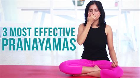 3 Most Effective Pranayamas - Deep Breathing Exercises - YouTube