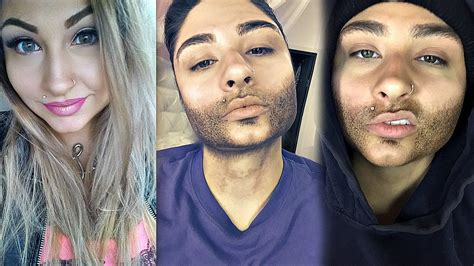 Woman To Man Transformation : Drag King Makeup Tutorial and Time Lapse - YouTube