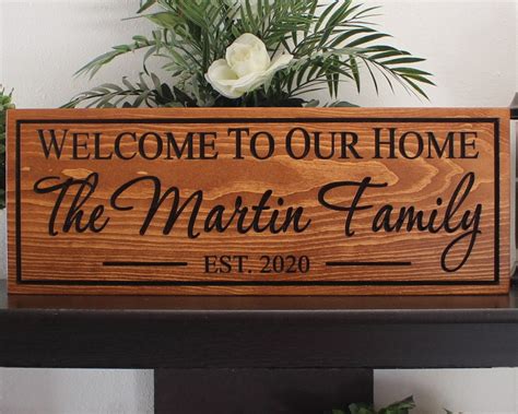Welcome Home Sign