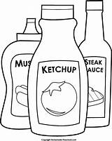 Xo Sauce Coloring Sheet sketch template