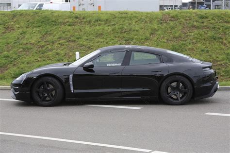 Porsche Mission E first spy shots