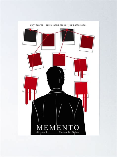 "Memento Movie Poster" Poster for Sale by paskint | Redbubble