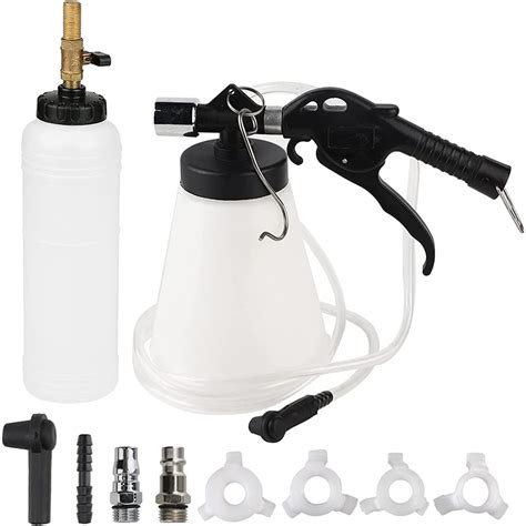 Buy Pneumatic Brake Fluid Bleeder Tool Kit 1L Brake Bleeding Kit with 4 ...