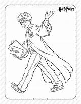 Harry Potter Gets His Wand Coloring Page sketch template