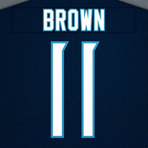 Aj Brown Jersey / Tennessee Titans Aj Brown Signed Custom White Jersey ...