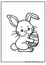 Easter Bunny Coloring Page Preschool Pages sketch template