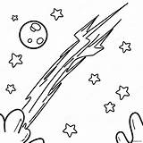 Meteor Shower Coloring Page 67214 53180 sketch template