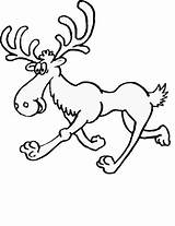 Free Printable Moose Coloring Pages For Kids sketch template