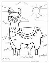Llama Coloring Pages22  Free Printable coloring Pages Cute sketch template