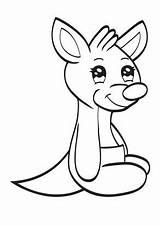 Free & Printable Baby Kangaroo Coloring Picture Assignment Sheets  sketch template