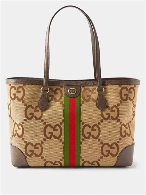 Ophidia jumbo GG-canvas tote bag Beige Gucci | MATCHESFASHION FR