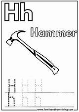 12 Coloring Pages For The Letter H Printable PDF Bundle sketch template
