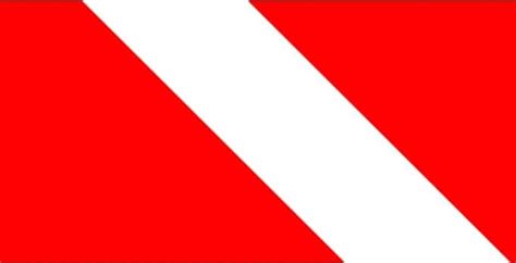 Red Flag With A White Diagonal Stripe, What Does This Flag Mean?