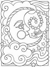 Moon And Stars Coloring Pages Printable  Home sketch template