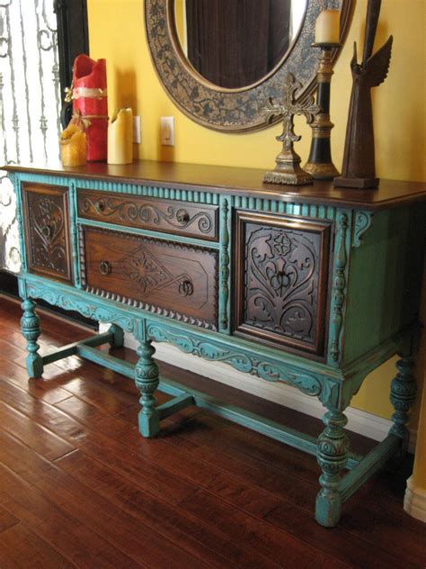 European Paint Finishes: ~ Old World European Sideboard