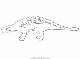 Coloring Ankylosaurus Dinosaurier Ausmalbilder Dinosaur Dinosaurs  sketch template