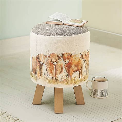 Highland Cow Footstool | Culture Vulture