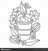 Glass Of Milk Coloring Pages sketch template
