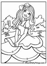 barbie coloring pages Free Barbie Printables sketch template