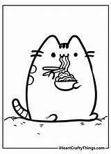 Pusheen Big Coloring Pages sketch template