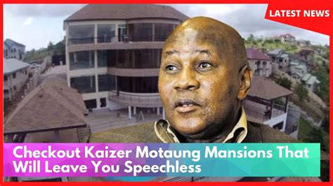 MONEYS IS GOOD| Checkout Kaizer Motaung Mansions That Will Leave You ...