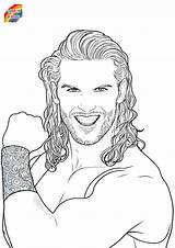 Seth Rollins Coloring Pages  Free Printables sketch template