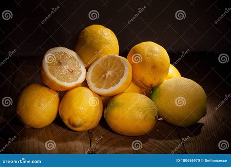 Sorrento Lemons Seasonal Fruit for Lemonade or Limoncello Stock Photo ...