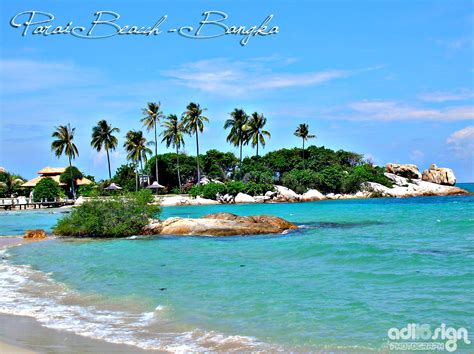 One of beautiful beach in Bangka Belitung, Indonesia