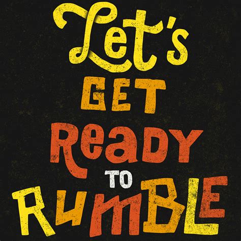 Let’s Get Ready to Rumble on Behance