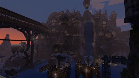 Steampunk city in Minecraft | Steampunk city, Minecraft steampunk, Minecraft architecture