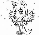 Wolf Girl Coloring Pages sketch template