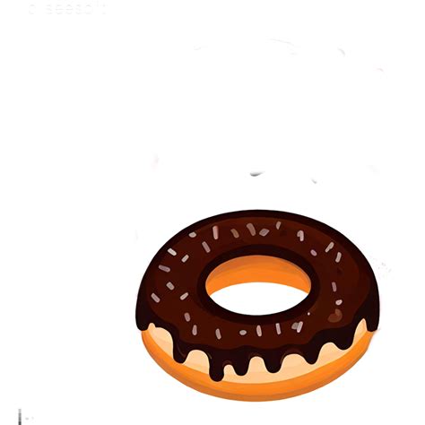 Delicious Chocolate Donut with Sprinkles 24513053 PNG
