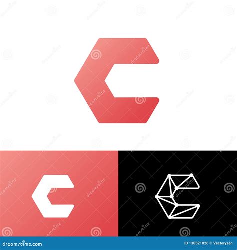 Initial C Abstract Logo Template Vector Illustration and Inspiration Stock Illustration ...