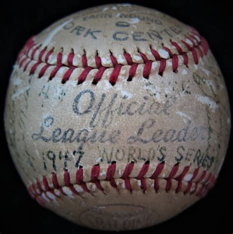 1947 Brooklyn Dodgers Team Signed Baseball - Memorabilia Center