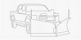 Coloring Pages Snow Plow Truck sketch template