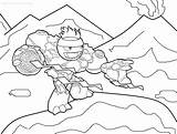 Printable Skylander Giants Coloring Pages For Kids sketch template