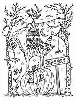 10  Ideas Finished coloring Pages For Adults 20 fun halloween sketch template