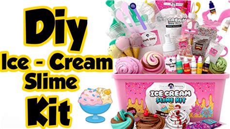 Diy Ice Cream Slime Kit/how to make ice-cream slime kit at home/homemade slime kit/ice-cream ...