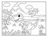 Dinosaur And Volcano Coloring Pages sketch template