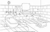 Bathroom Coloring Sheet  Turtle Diary sketch template