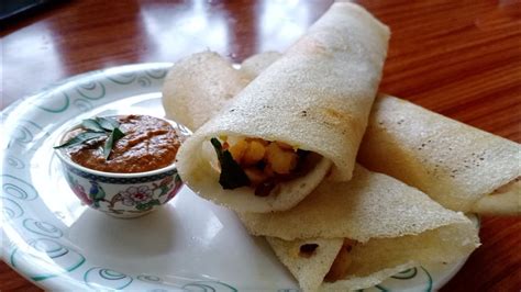 Masala Dosa/Aloo Masala Dosa/South Indian dish - YouTube