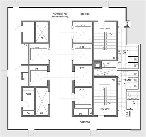 lift in plan - Google Search | How to plan, Commercial and office architecture, Architecture ...