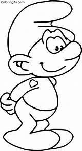 Smurfs Coloring Pages 125 Free Printables  ColoringAll sketch template