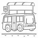City Bus Station Coloring Pages Netart Bu  Vrogueco sketch template