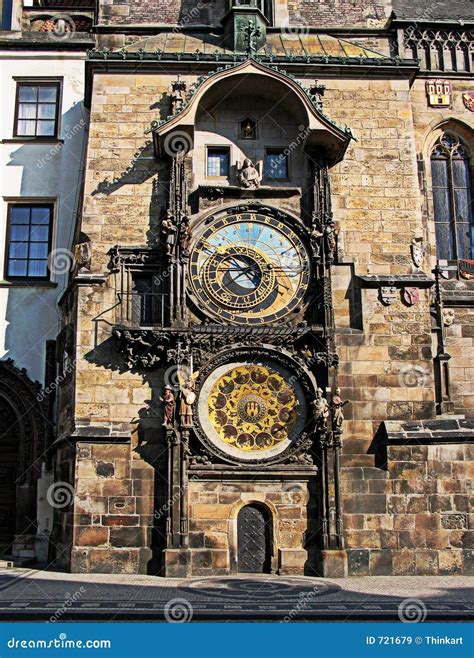 Astronomical Clock, Old Town Square, Prague Stock Image - Image of letters, pointer: 721679